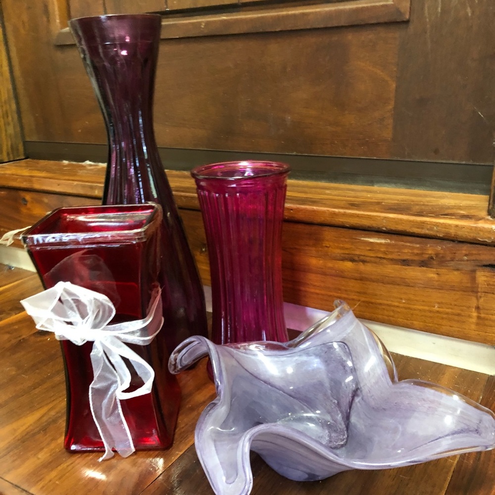 3 PIECE GLASS VAZ SET